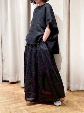 「25AW秋の新作」｜RNA MEDIA ZOZOTOWN STAFFさん（レディース・156cm）の夏コーディネート