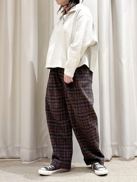 「RNA-N（アールエヌエーエヌ）のアイテム」を使った、RNA MEDIA ZOZOTOWN STAFFさん（レディース・157cm）の冬コーディネート