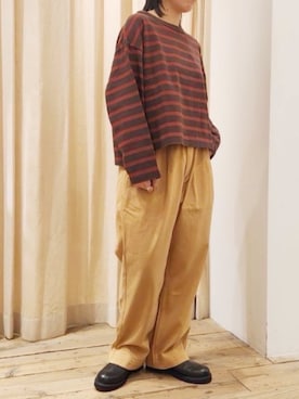 「24AW秋の新作」｜「アイテム（パンツ）」を使った、RNA MEDIA ZOZOTOWN STAFFさん（レディース・158cm）の秋コーディネート