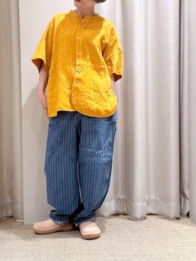 「URCH RNA（アーチ アールエヌエー）のアイテム」を使った、RNA MEDIA ZOZOTOWN STAFFさん（レディース・156cm）の夏コーディネート