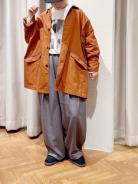 「URCH RNA（アーチ アールエヌエー）のアイテム」を使った、RNA MEDIA ZOZOTOWN STAFFさん（レディース・156cm）の秋コーディネート