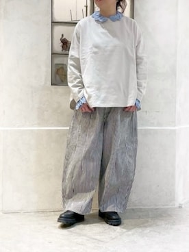 「URCH RNA（アーチ アールエヌエー）のアイテム」を使った、RNA MEDIA ZOZOTOWN STAFFさん（レディース・163cm）の冬コーディネート