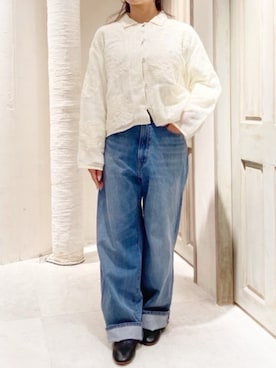 「RNA-N（アールエヌエーエヌ）のアイテム（その他アウター）」を使った、RNA MEDIA ZOZOTOWN STAFFさん（レディース・157cm）の冬コーディネート