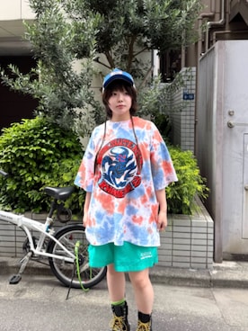 「RNA（アールエヌエー）のアイテム」を使った、RNA MEDIA ZOZOTOWN STAFFさん（レディース・150cm）の夏コーディネート