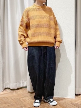 「24AW秋の新作」｜「アイテム（パンツ）」を使った、RNA MEDIA ZOZOTOWN STAFFさん（レディース・164cm）の秋コーディネート