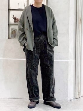 「RNA-N（アールエヌエーエヌ）のアイテム（その他アウター）」を使った、RNA MEDIA ZOZOTOWN STAFFさん（レディース・162cm）の冬コーディネート
