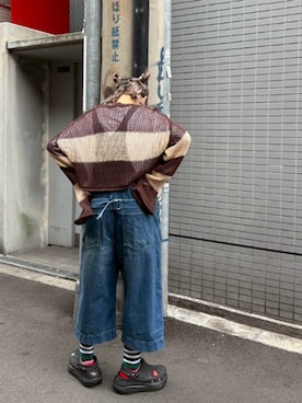 「アイテム（オールインワン・サロペット）」を使った、RNA MEDIA ZOZOTOWN STAFFさん（レディース・161cm）の秋コーディネート