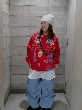 「RNA（アールエヌエー）のアイテム」を使った、RNA MEDIA ZOZOTOWN STAFFさん（レディース・160cm）の冬コーディネート