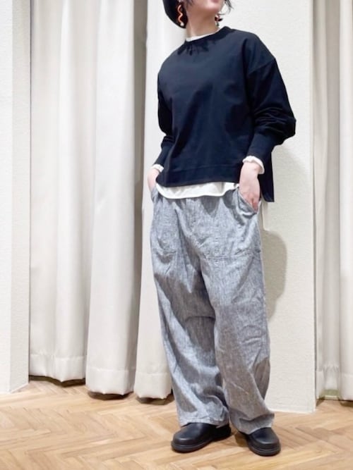 セール】R4302 リネンレーヨンコックパンツ（その他パンツ）｜URCH RNA  