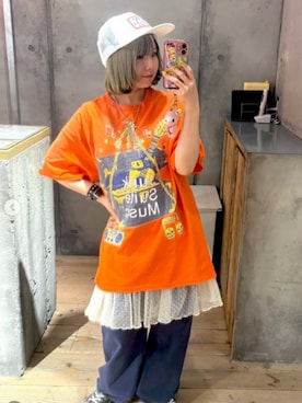 「RNA（アールエヌエー）のアイテム」を使った、RNA MEDIA ZOZOTOWN STAFFさん（レディース・150cm）の夏コーディネート