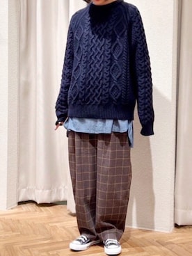 「24AW秋の新作」｜RNA MEDIA ZOZOTOWN STAFFさん（レディース・164cm）の冬コーディネート