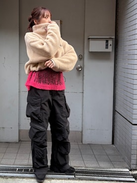 「24AW秋の新作」｜RNA MEDIA ZOZOTOWN STAFFさん（レディース・160cm）の冬コーディネート