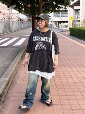 RNA MEDIA ZOZOTOWN STAFFさん(レディース・152cm)の夏コーディネート