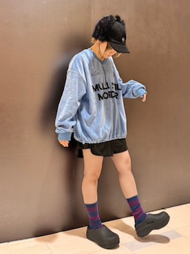 「RNA」｜「アイテム（帽子）」を使った、RNA MEDIA ZOZOTOWN STAFFさん（レディース・153cm）の秋コーディネート