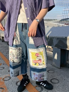 「クロップドパンツ」｜RNA MEDIA ZOZOTOWN STAFFさん（レディース・158cm）の秋コーディネート