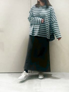 「RNA-N（アールエヌエーエヌ）のアイテム」を使った、RNA MEDIA ZOZOTOWN STAFFさん（レディース・164cm）の冬コーディネート