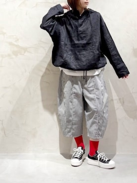 「URCH RNA（アーチ アールエヌエー）のアイテム」を使った、RNA MEDIA ZOZOTOWN STAFFさん（レディース・160cm）の春コーディネート