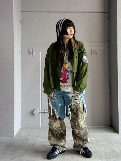 セール】R4404 カーゴレイヤード5ポケットパンツ（デニムパンツ）｜RNA