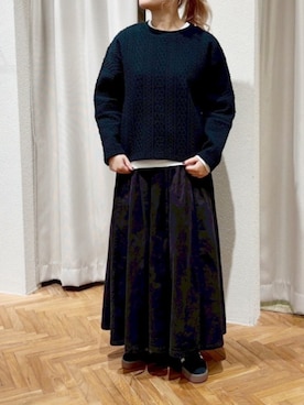 「RNA-N（アールエヌエーエヌ）のアイテム」を使った、RNA MEDIA ZOZOTOWN STAFFさん（レディース・164cm）の冬コーディネート