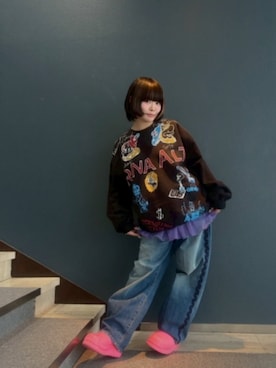 「RNA（アールエヌエー）のアイテム」を使った、RNA MEDIA ZOZOTOWN STAFFさん（レディース・150cm）の冬コーディネート