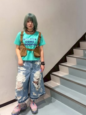 「RNA（アールエヌエー）のアイテム」を使った、RNA MEDIA ZOZOTOWN STAFFさん（レディース・150cm）の春コーディネート