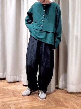「URCH RNA（アーチ アールエヌエー）のアイテム」を使った、RNA MEDIA ZOZOTOWN STAFFさん（レディース・156cm）の秋コーディネート