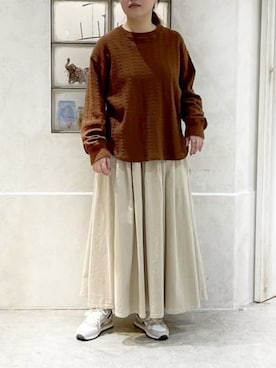 「RNA-N（アールエヌエーエヌ）のアイテム」を使った、RNA MEDIA ZOZOTOWN STAFFさん（レディース・157cm）の冬コーディネート