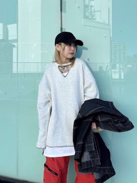 「RNA（アールエヌエー）のアイテム（ジャケット/アウター）」を使った、RNA MEDIA ZOZOTOWN STAFFさん（レディース・151cm）の冬コーディネート