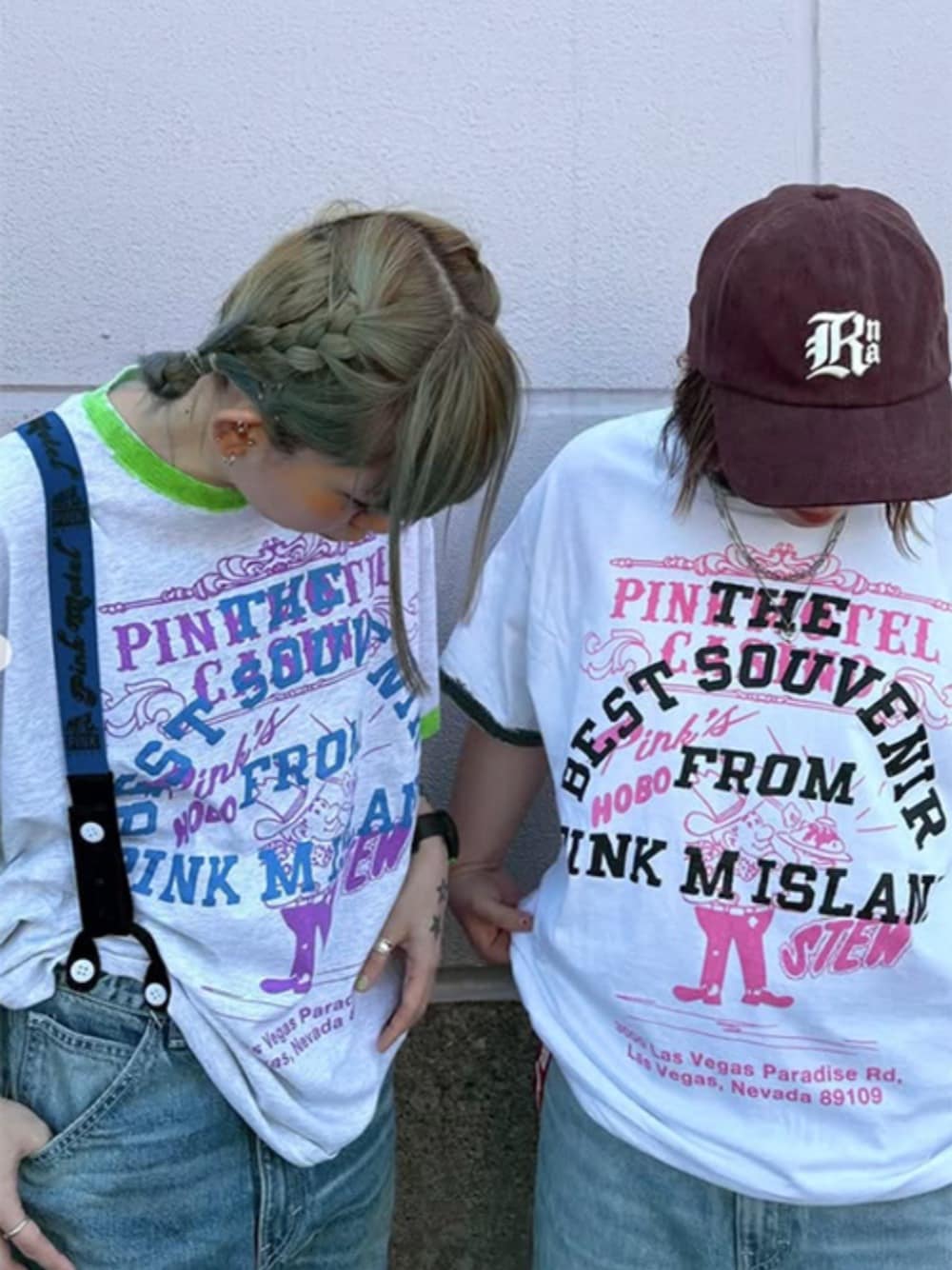 「デニム、RNA MEDIA、RNA、スタッフコーデ、夏コーデ、25AW秋の新作、スポーツミックス、メンズライク、ストリート、古着MIX、Tシャツ、夏コーデ、夏ファッション、夏、キャップ」｜「RNAのM2484 ＰＭペイメントクレリックＴ（Tシャツ/カットソー、ホワイト系）」を使った、RNA MEDIA ZOZOTOWN STAFFさん（レディース・153cm）の夏コーディネートの1枚目の写真