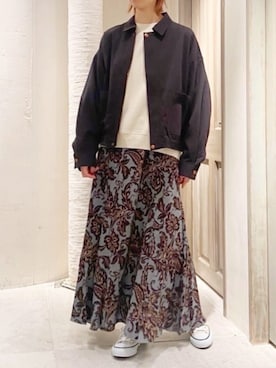 「24AW秋の新作」｜「アイテム（ジャケット/アウター）」を使った、RNA MEDIA ZOZOTOWN STAFFさん（レディース・165cm）の秋コーディネート