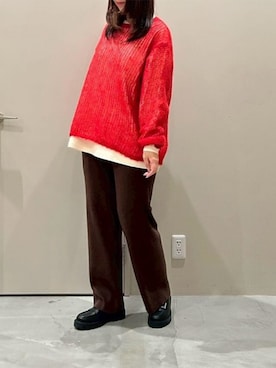 「RNA-N（アールエヌエーエヌ）のアイテム」を使った、RNA MEDIA ZOZOTOWN STAFFさん（レディース・164cm）の冬コーディネート