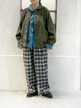 「25AW冬の新作」｜「アイテム（ノーカラージャケット）」を使った、RNA MEDIA ZOZOTOWN STAFFさん（レディース・164cm）の冬コーディネート