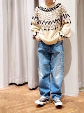 「RNA-N（アールエヌエーエヌ）のアイテム」を使った、RNA MEDIA ZOZOTOWN STAFFさん（レディース・151cm）の冬コーディネート