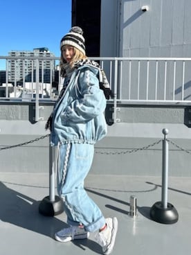 「RNA（アールエヌエー）のアイテム（ジャケット/アウター）」を使った、RNA MEDIA ZOZOTOWN STAFFさん（レディース・162cm）の冬コーディネート