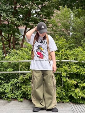 「RNA（アールエヌエー）のアイテム」を使った、RNA MEDIA ZOZOTOWN STAFFさん（レディース・160cm）の夏コーディネート