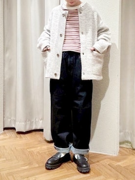 「RNA-N（アールエヌエーエヌ）のアイテム」を使った、RNA MEDIA ZOZOTOWN STAFFさん（レディース・156cm）の冬コーディネート