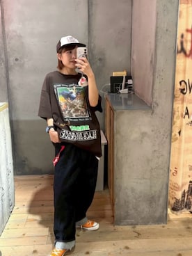 「RNA（アールエヌエー）のアイテム」を使った、RNA MEDIA ZOZOTOWN STAFFさん（レディース・158cm）の夏コーディネート