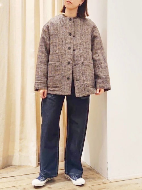 RNA-N☆ブラッシュドリネン中綿コート RNA-N（アールエヌエーエヌ） コート アウター C0767 ブラッシュド