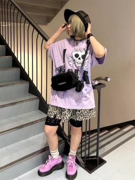 「RNA（アールエヌエー）のアイテム」を使った、RNA MEDIA ZOZOTOWN STAFFさん（レディース・150cm）の夏コーディネート
