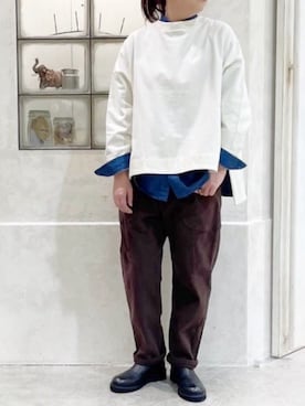 「24AW秋の新作」｜RNA MEDIA ZOZOTOWN STAFFさん（レディース・162cm）の冬コーディネート