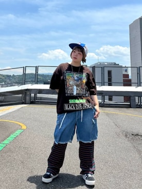 「RNA（アールエヌエー）のアイテム」を使った、RNA MEDIA ZOZOTOWN STAFFさん（レディース・153cm）の夏コーディネート
