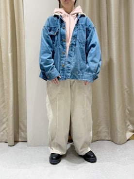 「URCH RNA（アーチ アールエヌエー）のアイテム」を使った、RNA MEDIA ZOZOTOWN STAFFさん（レディース・156cm）の冬コーディネート