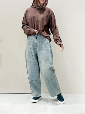 「RNA-N（アールエヌエーエヌ）のアイテム」を使った、RNA MEDIA ZOZOTOWN STAFFさん（レディース・164cm）の冬コーディネート