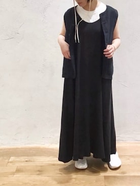 「RNA-N（アールエヌエーエヌ）のアイテム」を使った、RNA MEDIA ZOZOTOWN STAFFさん（レディース・163cm）の春コーディネート