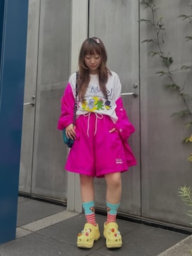 「RNA（アールエヌエー）のアイテム」を使った、RNA MEDIA ZOZOTOWN STAFFさん（レディース・150cm）の夏コーディネート