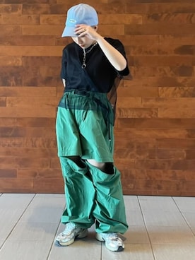 「RNA」｜「アイテム（帽子）」を使った、RNA MEDIA ZOZOTOWN STAFFさん（レディース・148cm）の夏コーディネート