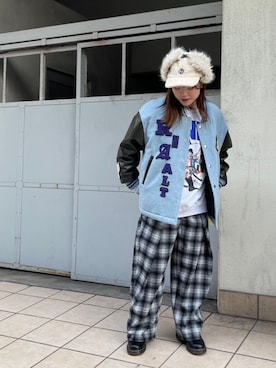 「RNA（アールエヌエー）のアイテム（ジャケット/アウター）」を使った、RNA MEDIA ZOZOTOWN STAFFさん（レディース・162cm）の冬コーディネート