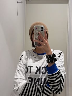 「スタッフコーデ」｜「アイテム（アクセサリー）」を使った、RNA MEDIA ZOZOTOWN STAFFさん（レディース・160cm）の秋コーディネート