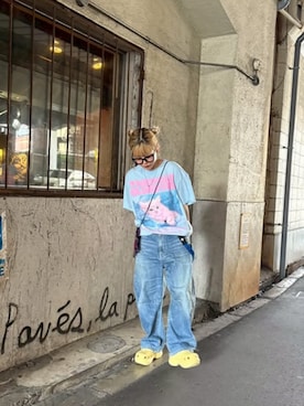 「RNA（アールエヌエー）のアイテム」を使った、RNA MEDIA ZOZOTOWN STAFFさん（レディース・161cm）の夏コーディネート