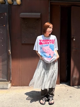 「RNA（アールエヌエー）のアイテム」を使った、RNA MEDIA ZOZOTOWN STAFFさん（レディース・160cm）の夏コーディネート